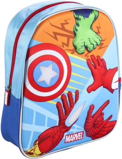 Sac à dos 3D Marvel Avengers avec lumière 31 cm - 1 pièce