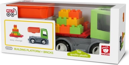 Igráček MultiGO Ensemble de construction avec plaque et briques