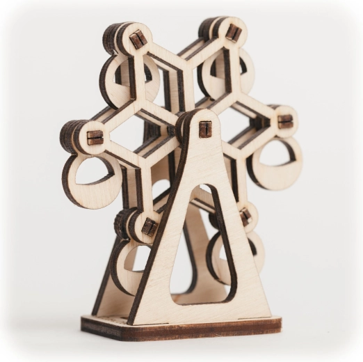 Puzzle 3D en bois Cutewood – Carrousel