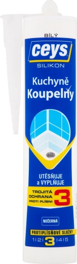 Silicone sanitaire CEYS blanc 280 ml