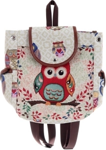 Sac à dos en tissu Hibou