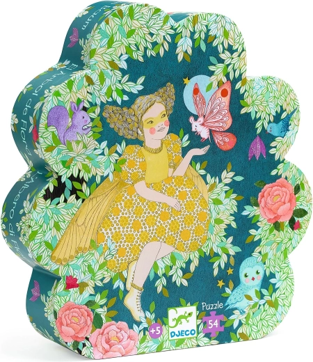 Puzzle Djeco en boîte L’arbre de la fée Flora – 54 pièces