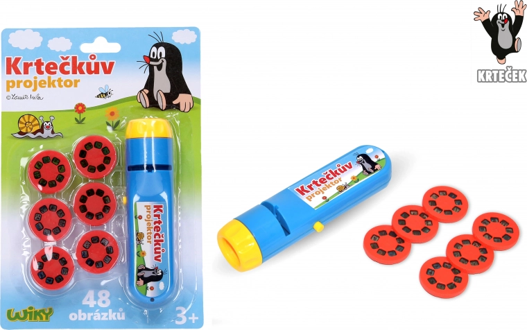 Projecteur avec images de la Petite Taupe