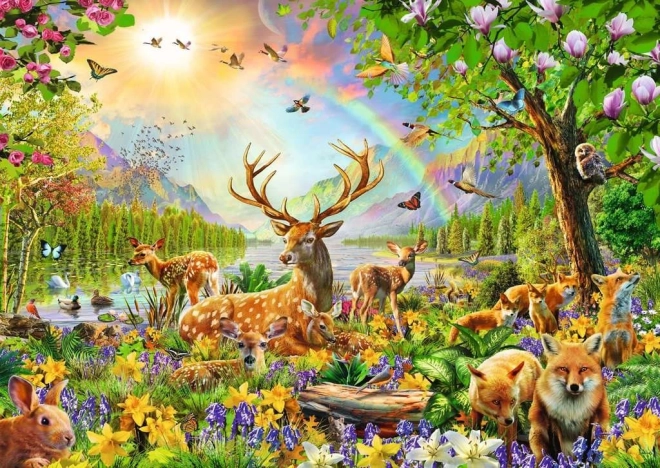 Ravensburger Puzzle Animaux de la Forêt XXL 200 pièces
