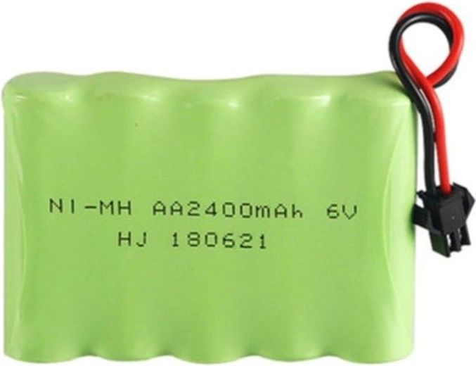 Pack d’accumulateur NiMH 6 V 2400 mAh avec connecteur JST-SM pour RC crawler HB 1401/1402 - 1 pièce