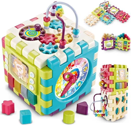 Cube éducatif avec mélodies Ricokids 10-en-1