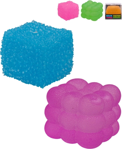 Mega squeeze cube antistress en forme de sucre avec texture « sugar » - 1 pièce