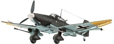 maquette en plastique d’avion junkers ju 87 g/d tank buster