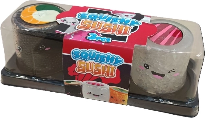 Jouet antistress à presser en forme de sushi - 1 pièce