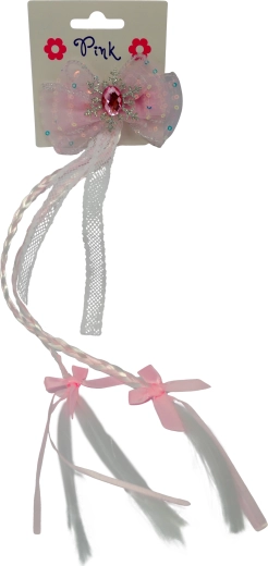Barrette rose à effet arc-en-ciel Sparkys
