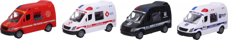 Voiture de secours à friction 12 cm