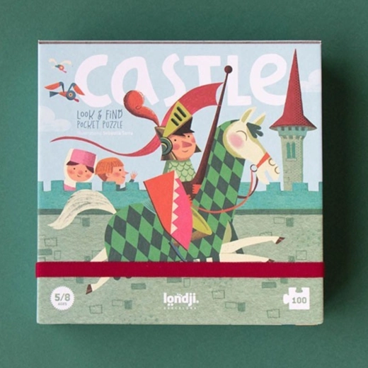 Puzzle Londji château médiéval (100 pièces)