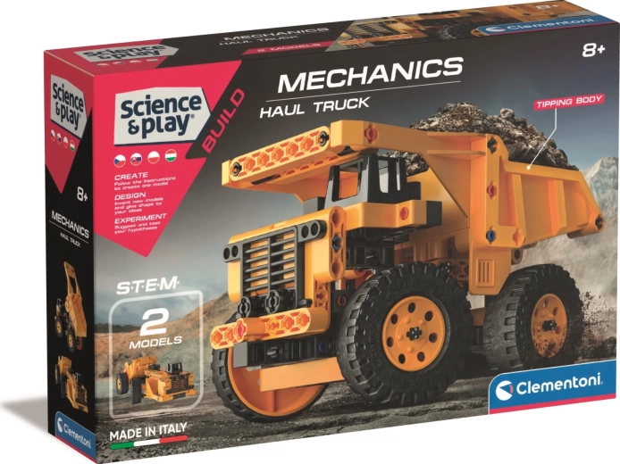Clementoni Science & Play laboratoire mécanique : camion minier
