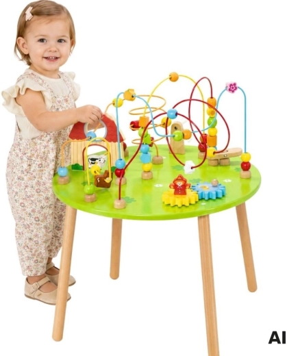 Viga table d’activités sensorielle éducative en bois XXL Montessori