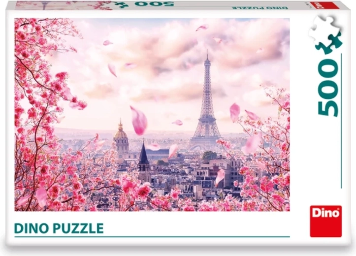 Puzzle DINO Paris rose 500 pièces