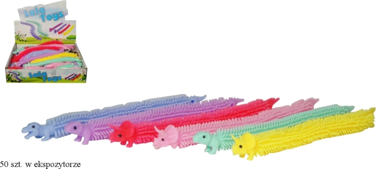 Dinosaure extensible en caoutchouc - 1 pièce