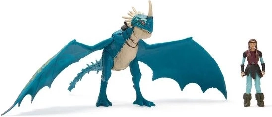Dragons – Dragon Marodreur et la Viking Astrid, figurines de collection