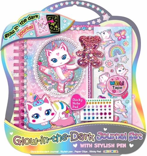 Ensemble de chats lumineux pour chambre d’enfant
