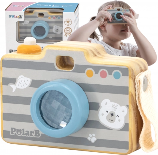Appareil photo en bois avec kaléidoscope pour enfants VIGA POLARB