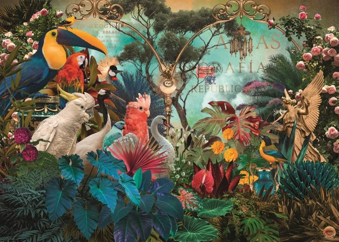 Puzzle HEYE Fauna Fantasies – diversité aviaire 1000 pièces