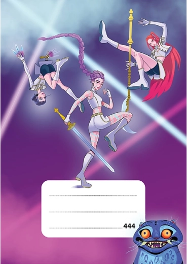 Cahier scolaire 444 A4 K-pop - 1 pièce