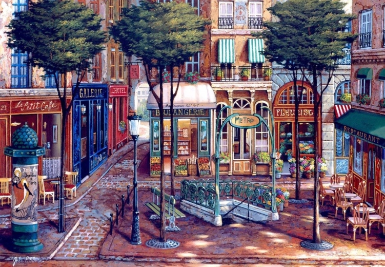 Puzzle Métro parisien 1000 pièces BLUEBIRD