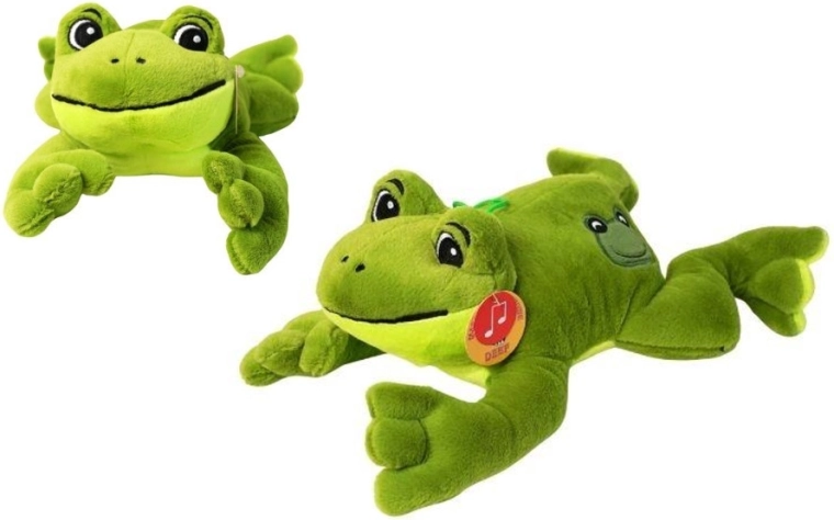 Grenouille Kumata moyenne peluche avec coassement