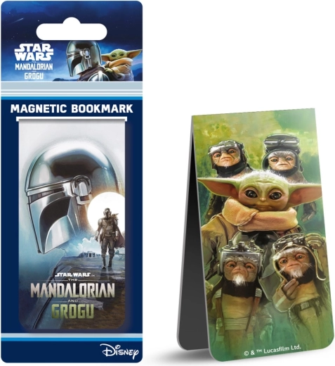 Marque-page magnétique Mandalorian et Grogu - 1 pièce