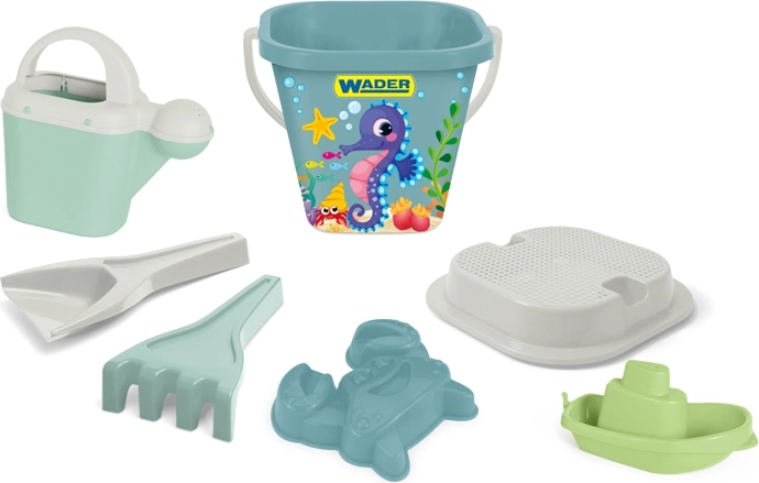 WADER Sea World ensemble de jeux de sable (7 pièces)