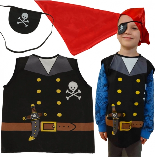 Costume de pirate pour enfants 3-8 ans