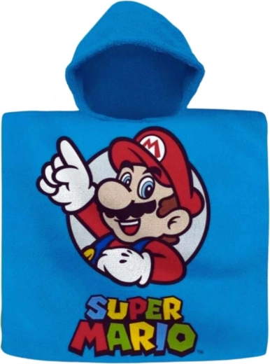 Poncho-serviette avec capuche Super Mario (Euroswan) - 1 pièce