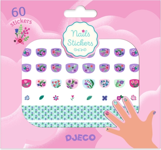 Autocollants pour ongles Djeco fleurs