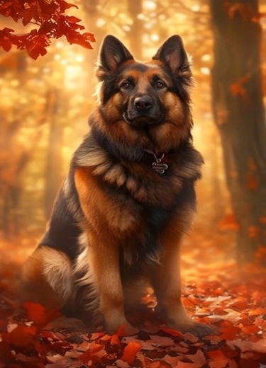 Norimpex peinture par numéros Berger en automne 40 × 50 cm