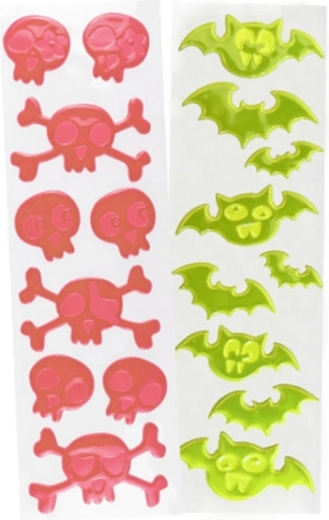 Autocollants réfléchissants avec motifs d’Halloween