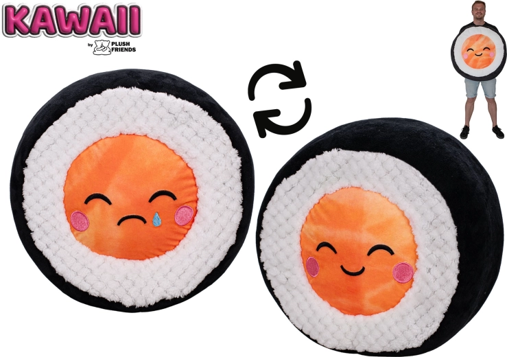 Sushi en peluche saumon 60 cm Plush Friends Kawaii
