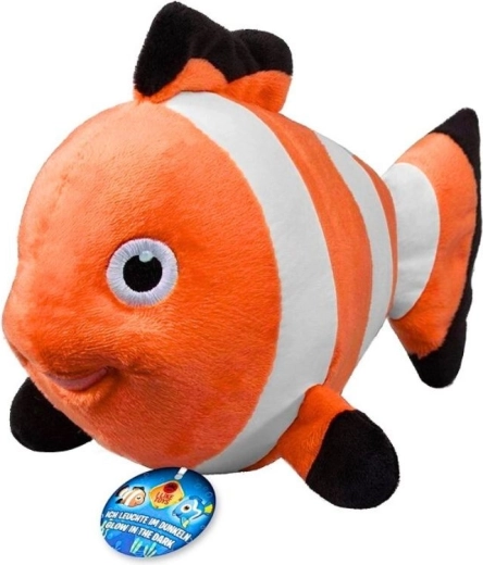 Poisson en peluche Nemo lumineux dans le noir