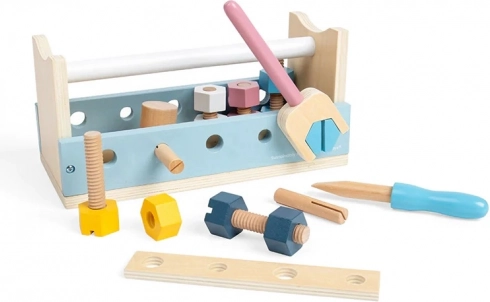 Boîte à outils en bois 2 en 1 BIGJIGS TOYS