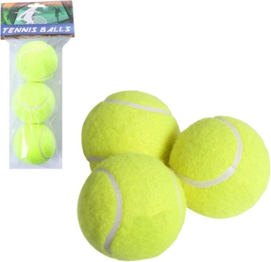 Ballons de tennis – lot de 3