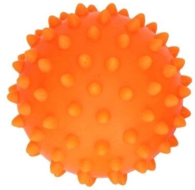 Balle sensorielle hérisson de massage – rouge, 6 cm
