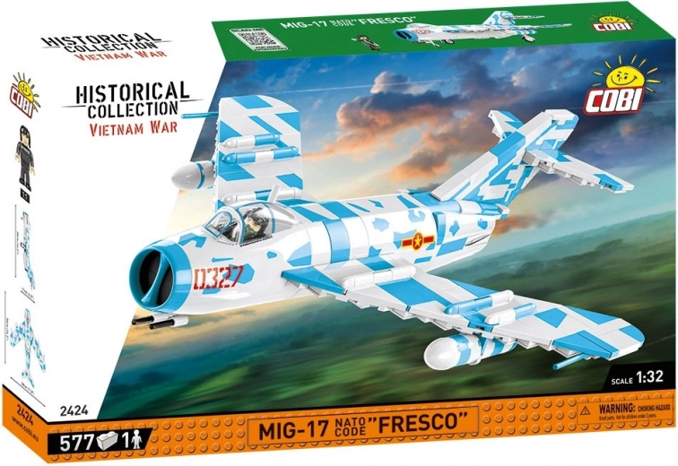 Kit de construction de l’avion MIG-17 Fresco – collection historique Vietnam War 1:32 (577 pièces)