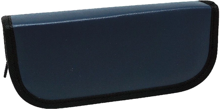 Grande trousse en similicuir CONCORDE, bleue