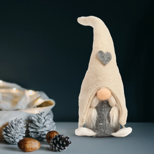 Nain scandinave de Noël, 28 cm - 1 pièce