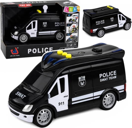 Fourgon de police SWAT avec lumières et sons 1:32 - 1 pièce