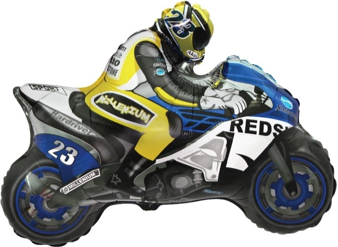 Ballon en aluminium Moto