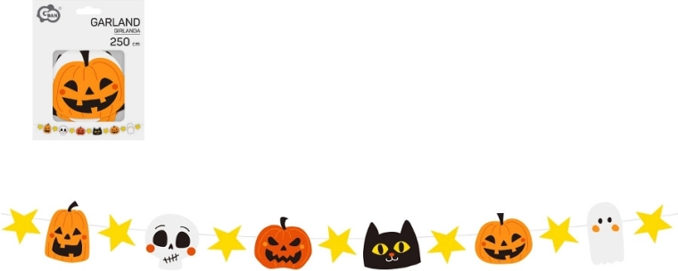 Guirlande en papier Halloween 250 cm