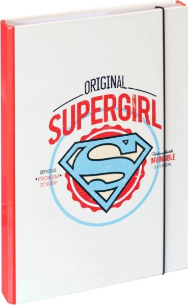Chemise pour cahiers scolaires A4 SUPERGIRL