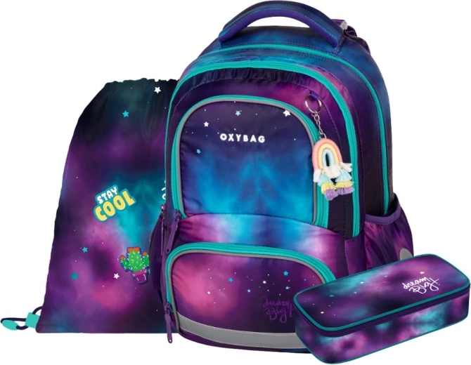 Set scolaire 3 pcs OXY NEXT Dream – sac à dos, trousse et sac pour chaussures de rechange