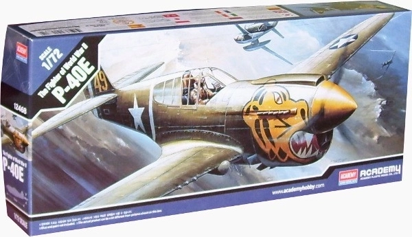 Academy Curtiss P-40E Warhawk maquette d’avion en plastique