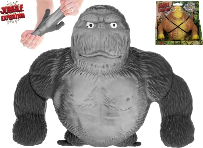 Jungle Expedition figurine de gorille extensible 13 cm