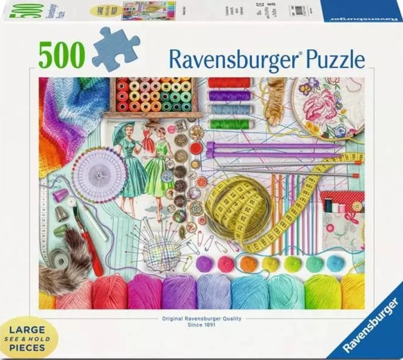 Puzzle Ravensburger Coin couture XXL 500 pièces